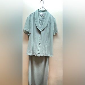 Danny & Nicole light green dress set